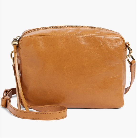 HOBO Renny Crossbody Bag in Honey Tan Leather NWT - Picture 1 of 11